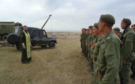 Военные учения 102 Военной Российской Базы