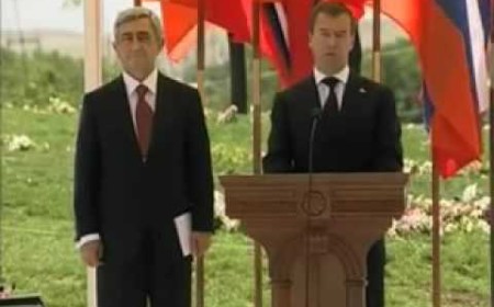 Дмитрий Медведев Открытие Холма Чести в Гюмри